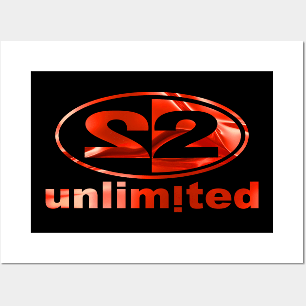 2 UNLIMITED - Red edition dance music 90s Wall Art by BACK TO THE 90´S